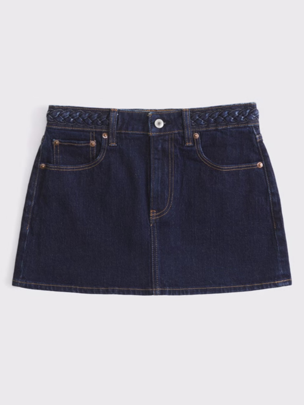 Abercrombie - Denim Mini Skirt - Mid Rise
